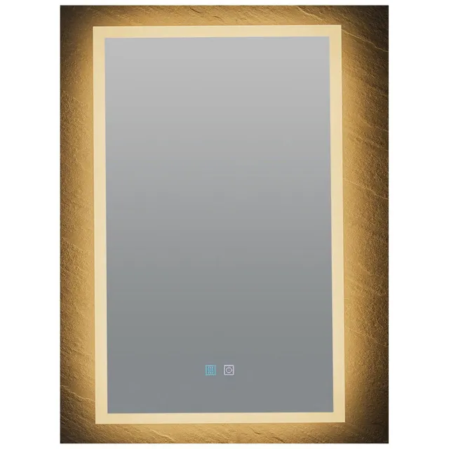 Casajoy Badkamerspiegel Casajoy 45x70cm met Ledverlichting en Anticondens