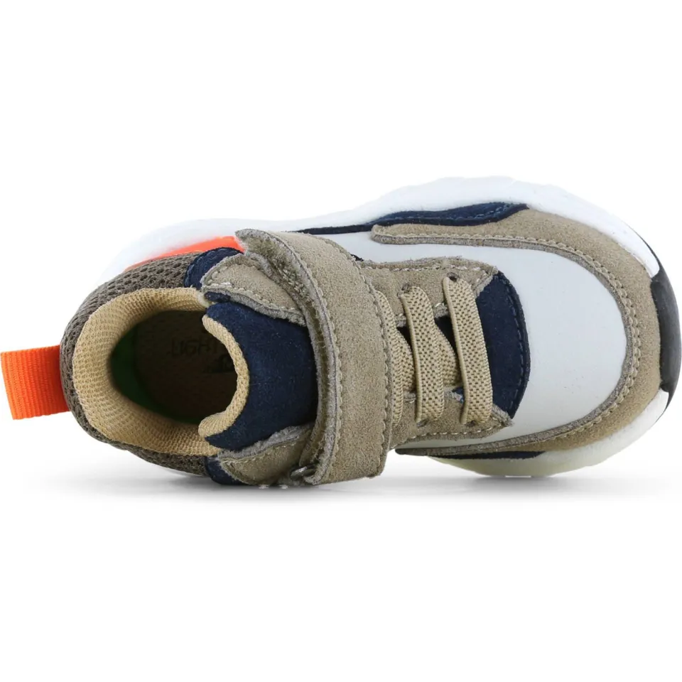 Go Banana's sneakers - taupe/blauw/oranje, foto 4