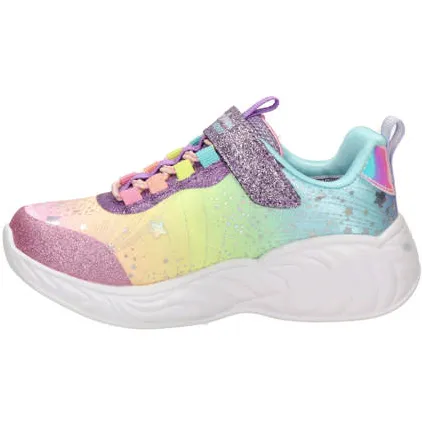 Skechers Unicorn sneakers met lichtjes roze/multi, foto 3