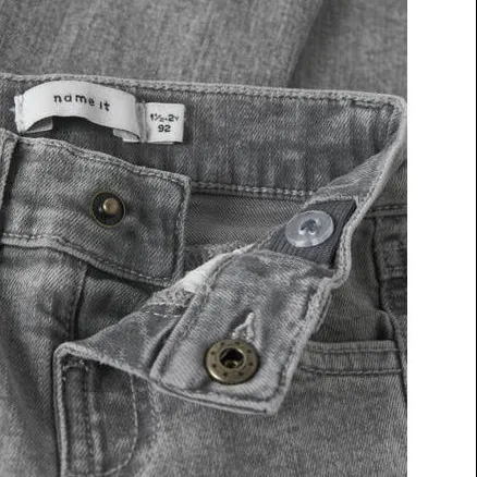 NAME IT MINI NMFPOLLY bootcut jeans - grijs, foto 4