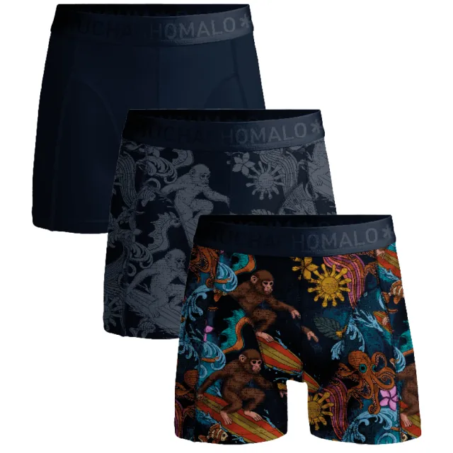 Muchachomalo Heren 3-pack Boxershorts veelkleurig