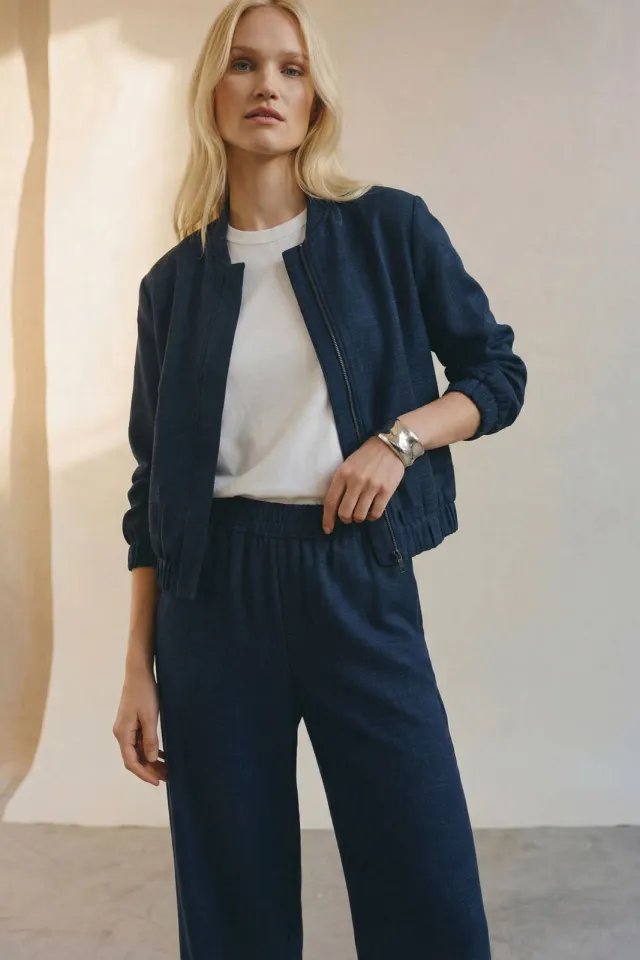 Vero Moda Vmmelaney broek donkerblauw, foto 4
