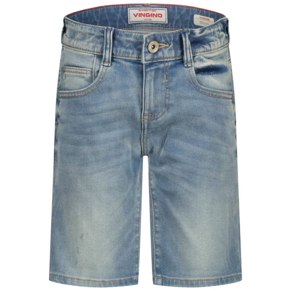 Vingino jeansshort light blue denim, foto 2