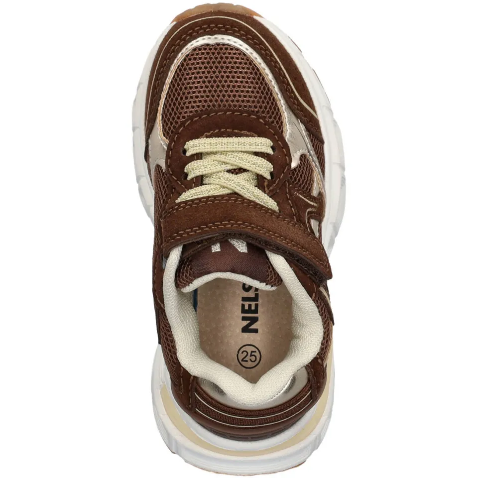 Nelson Kids chunky suède sneakers - bruin, foto 6
