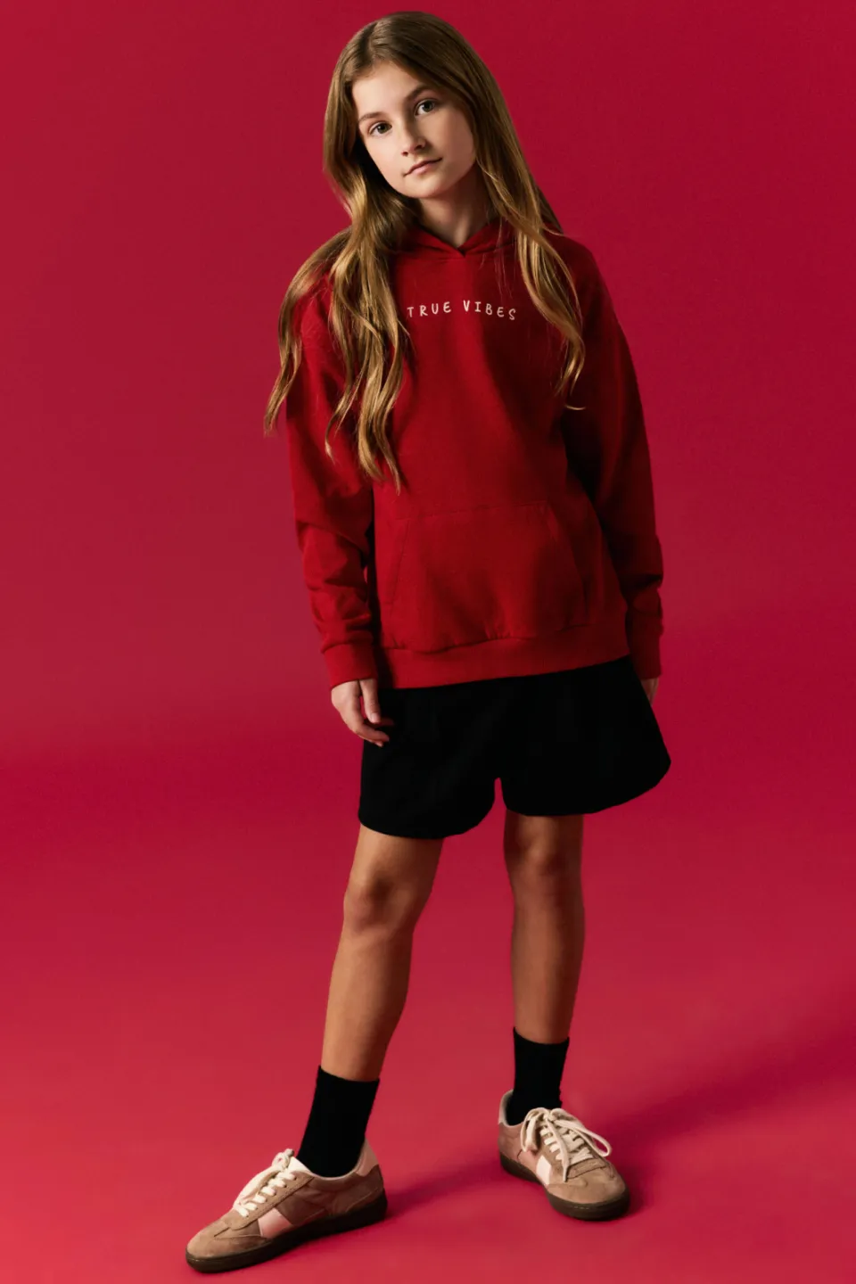 NAME IT KIDS hoodie met backprint - rood, foto 5