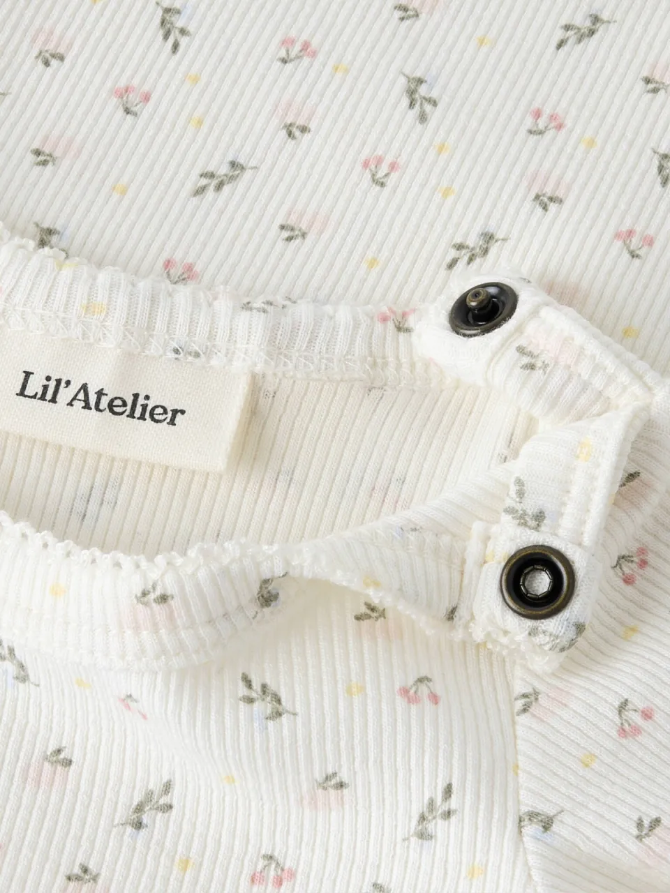 Lil' Atelier BABY gebloemde romper wit, foto 3