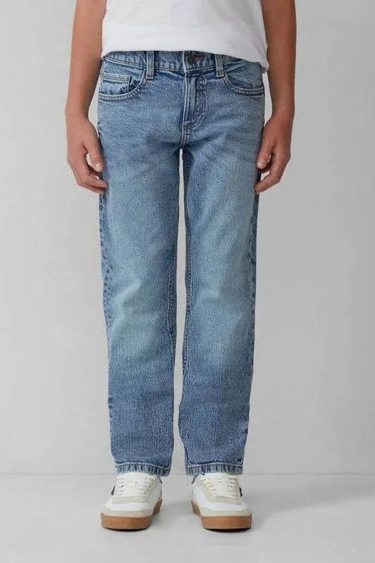 s.Oliver slim fit waist regular fit jeans light blue denim, foto 3