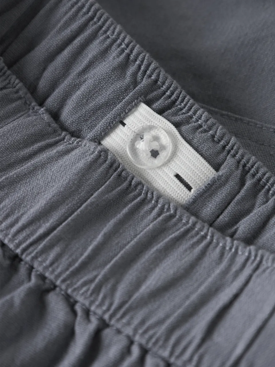 Lil' Atelier MINI regular waist casual korte broek grijs, foto 4