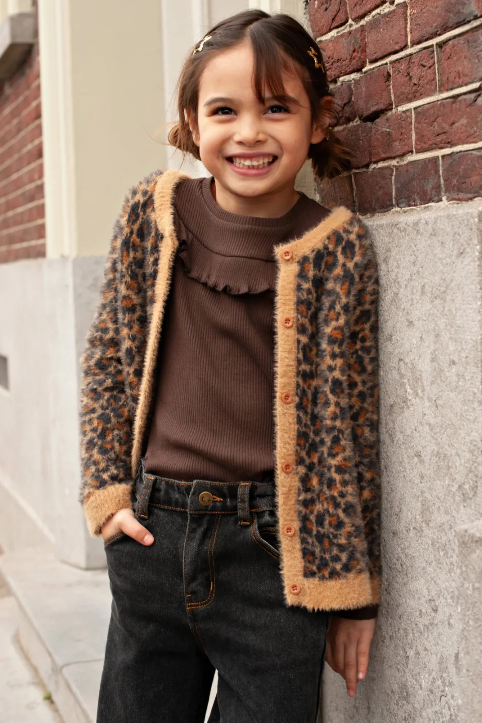 Jubel City Chic longsleeve bruin, foto 7