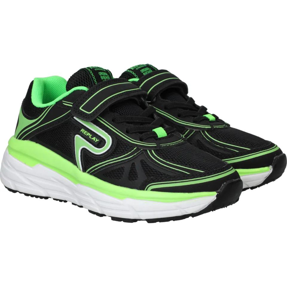 Replay Christal Jr 11 sneakers zwart, foto 3