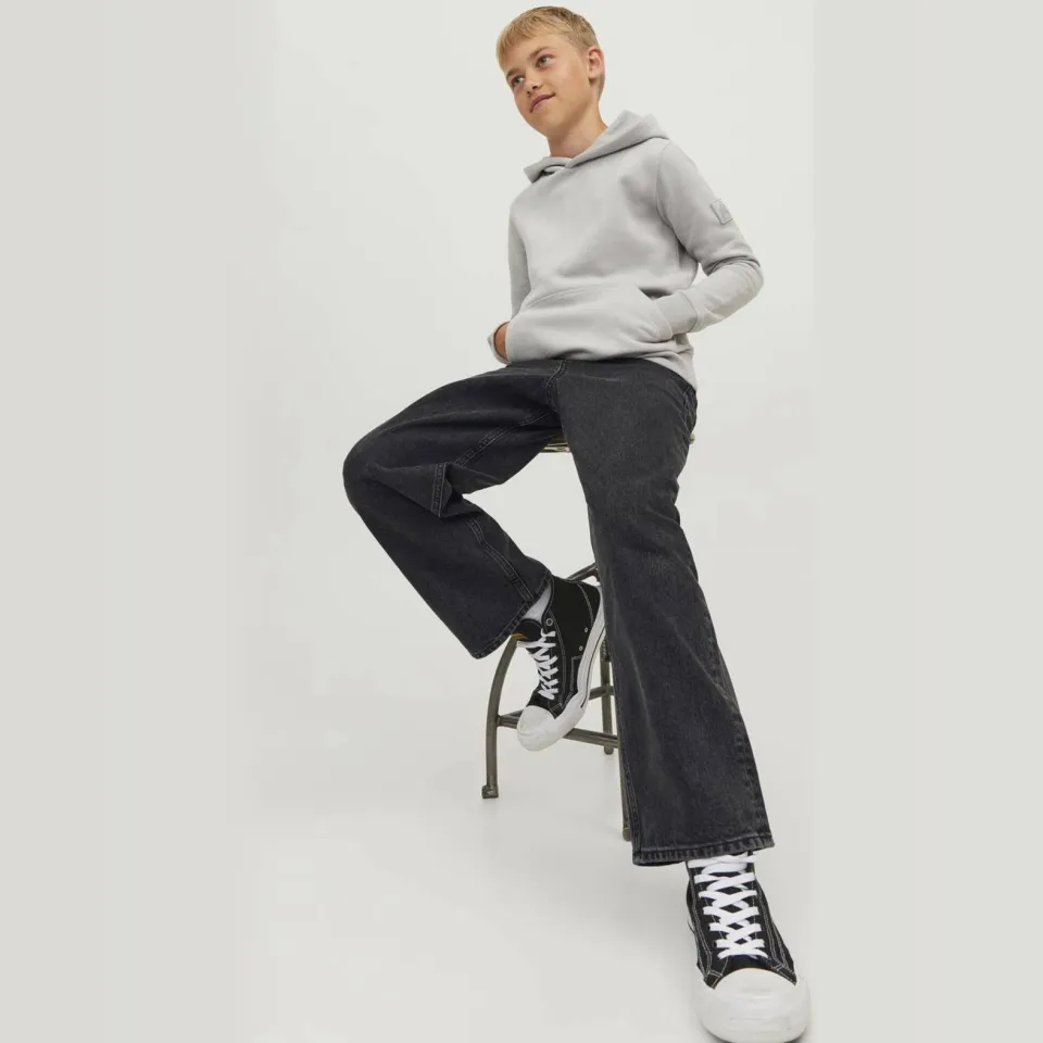 Jack & Jones JUNIOR baggy loose fit jeans - black denim, foto 4