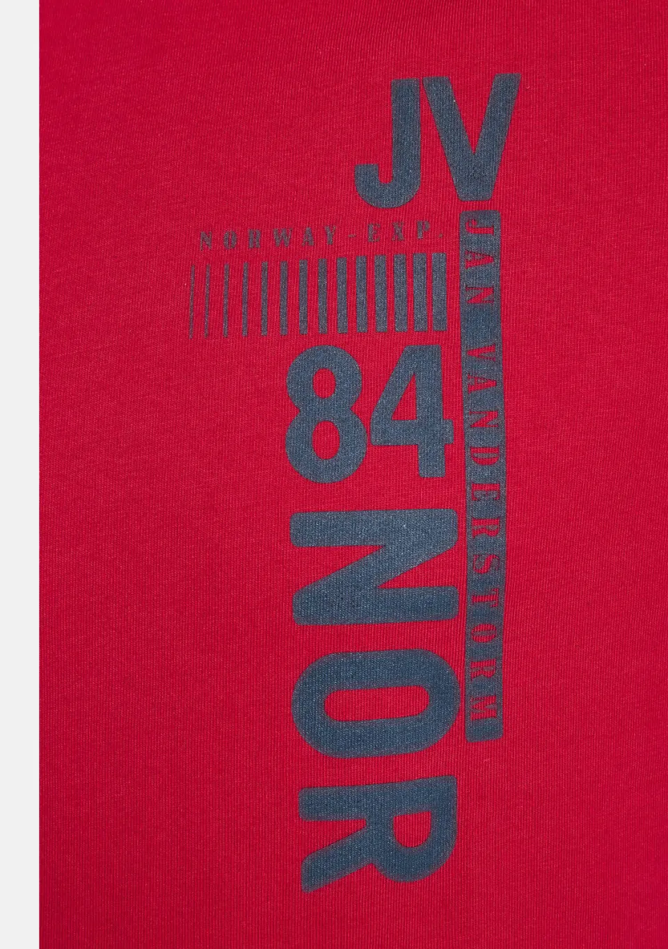 Jan Vanderstorm Flemming T-shirt rood, foto 4