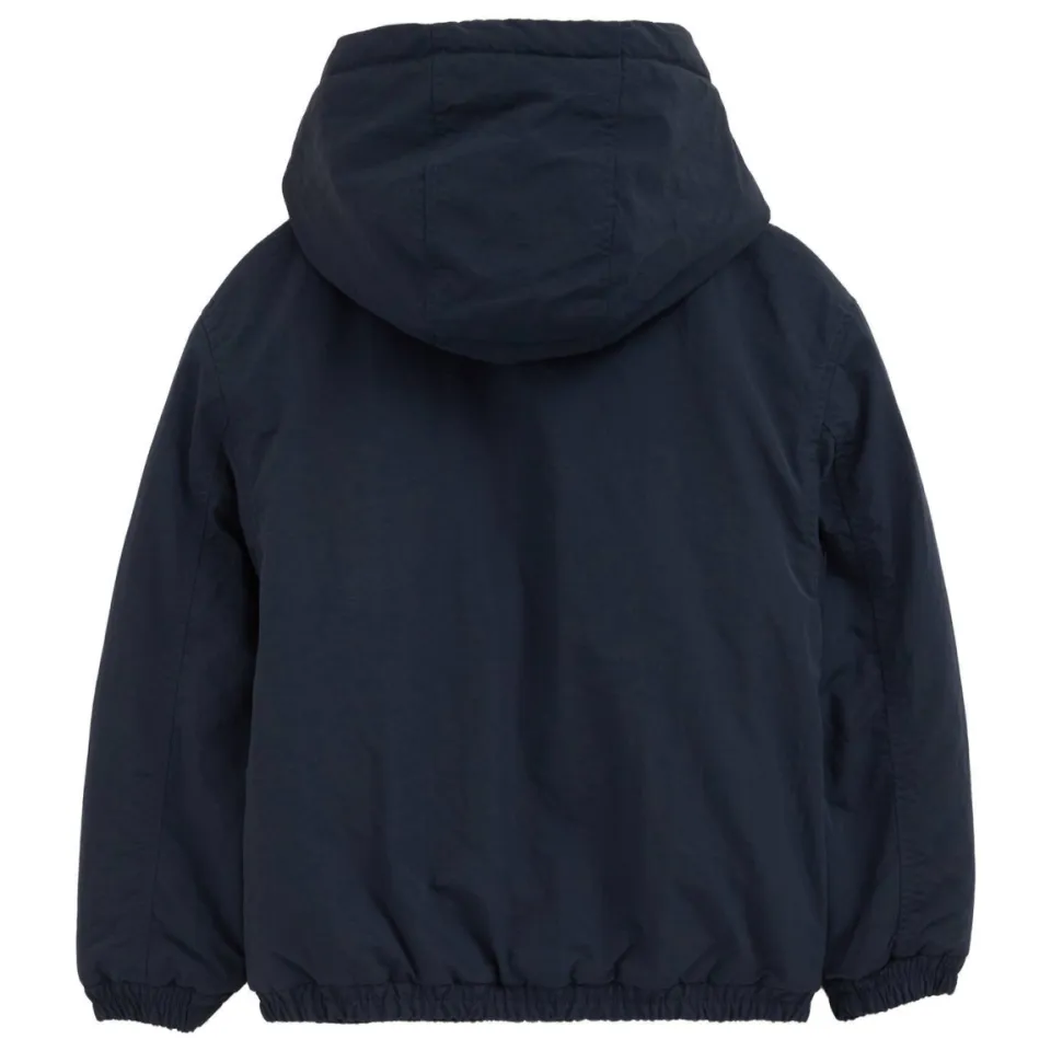 WE Fashion gewatteerde winterjas donkerblauw, foto 4