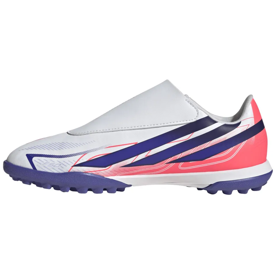 Adidas Performance F50 Hyperfast Club junior imitatieleren voetbalschoenen - roze/paars, foto 5