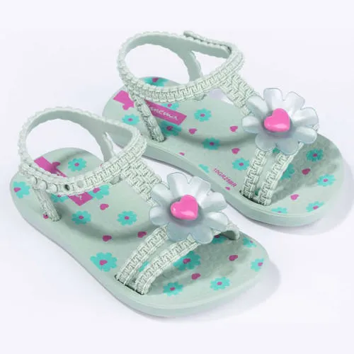 Ipanema Daisy Baby gebloemde sandalen mintgroen/roze, foto 3
