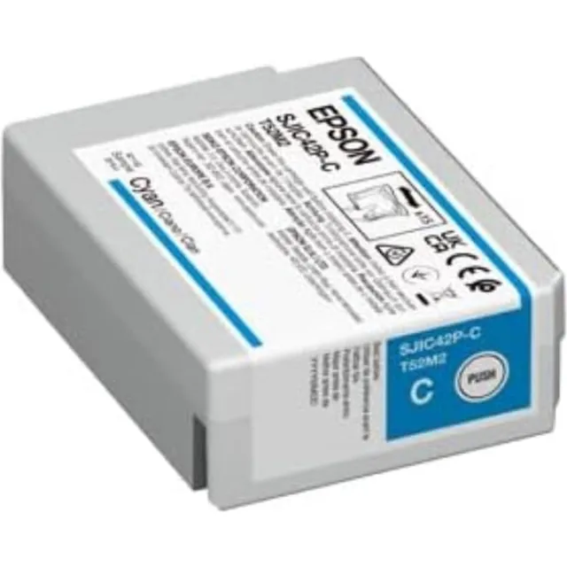 Epson SJIC42P (C13T52M240) Inktcartridge Cyaan