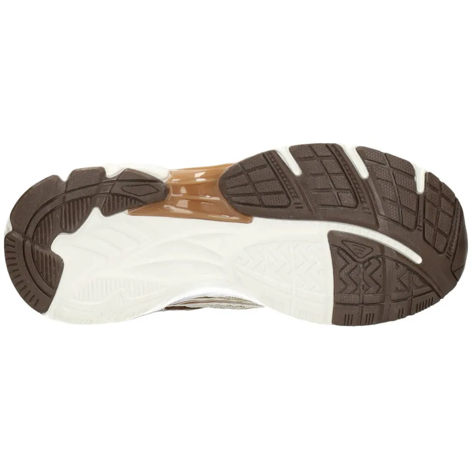 POSH by Poelman Harper chunky leren sneakers bruin/ecru, foto 4