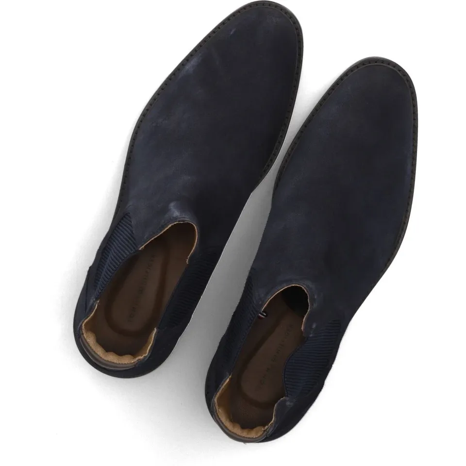 Tommy Hilfiger Corporate Dressy Chelsea boots donkerblauw, foto 5