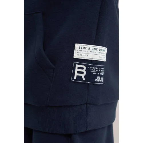 WE Fashion Blue Ridge sweater - donkerblauw, foto 5