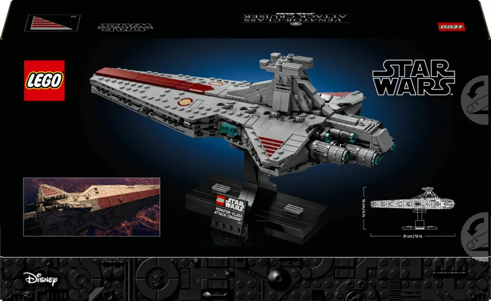 Lego Star Wars Venator-Class Attack Cruiser Bouwpakket voor Volwassenen 75441, foto 6