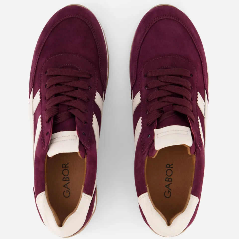 Gabor sneakers bordeauxrood, foto 6
