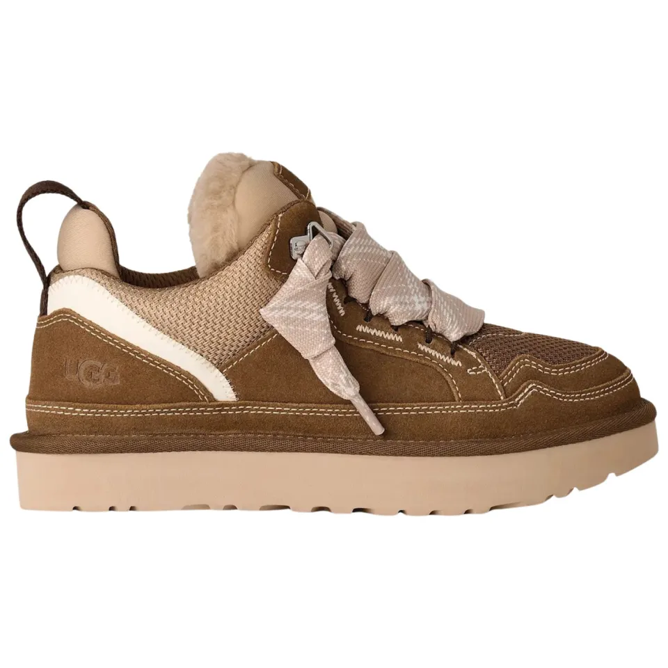 Ugg Lowmel voor dames in Brown, Canvas/Suede/Gerecyclede Materialen, foto 3
