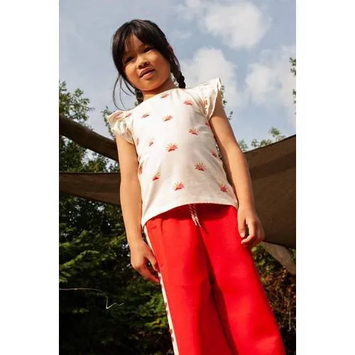 Jubel Salsa Sunset wide leg broek rood, foto 3