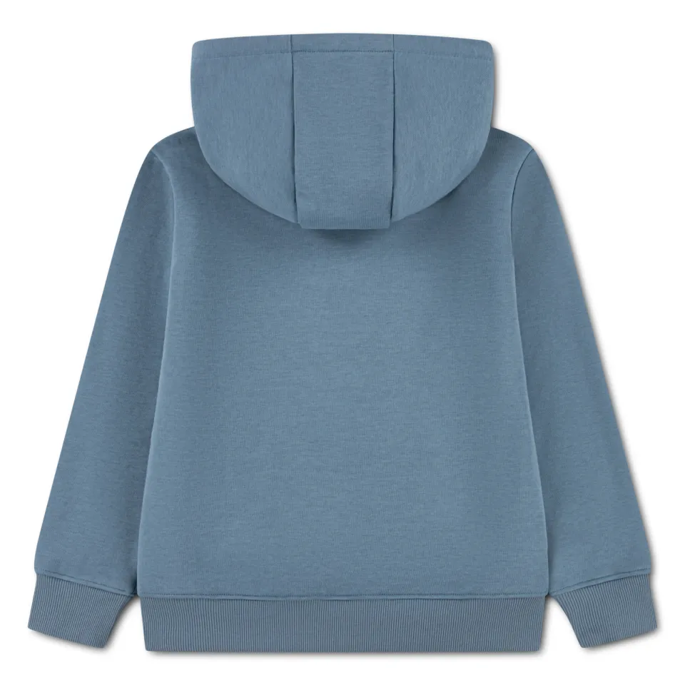 Lacoste fleece sweater met logo - blauw, foto 2