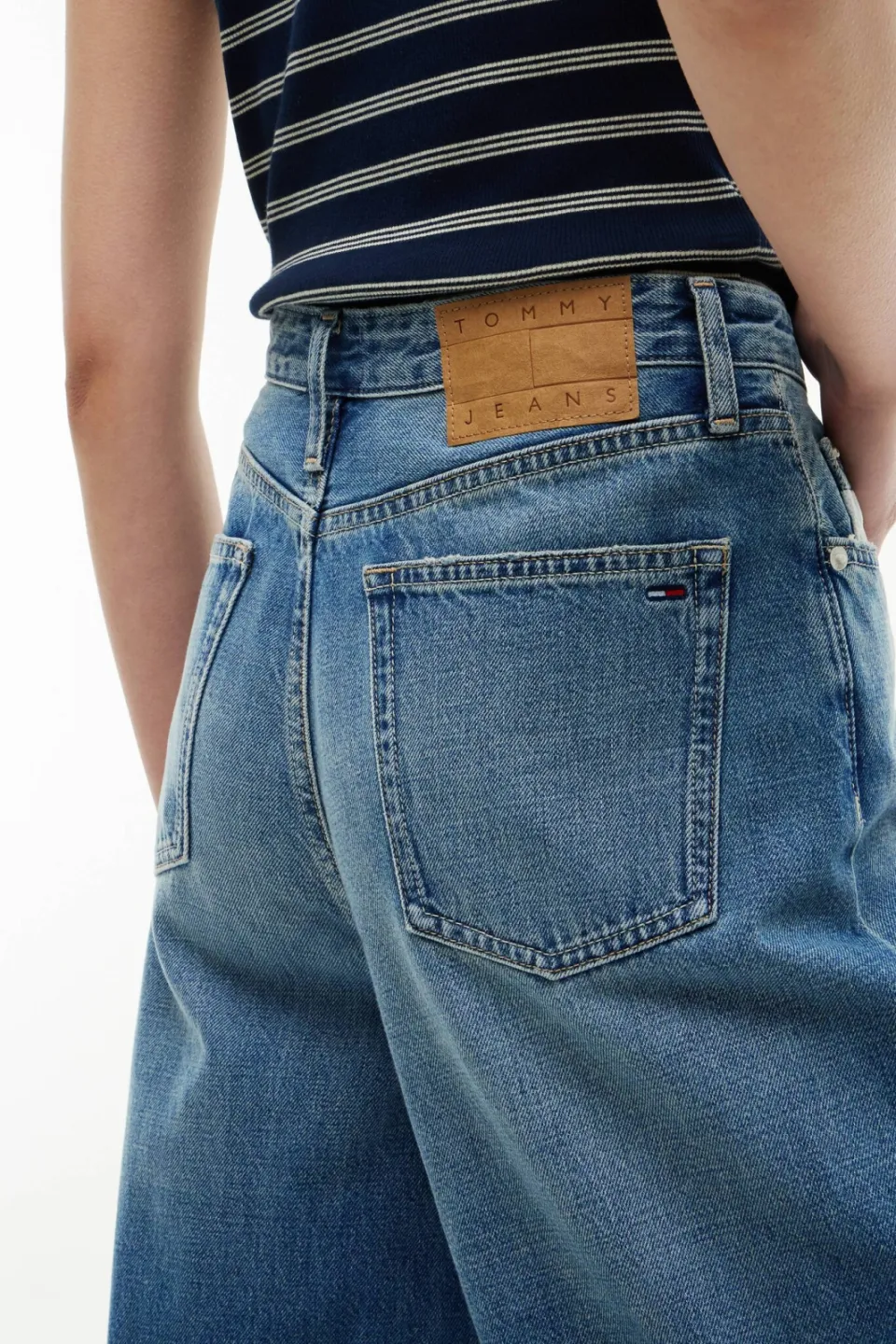 Tommy Jeans wide leg jeans - medium blue, foto 7