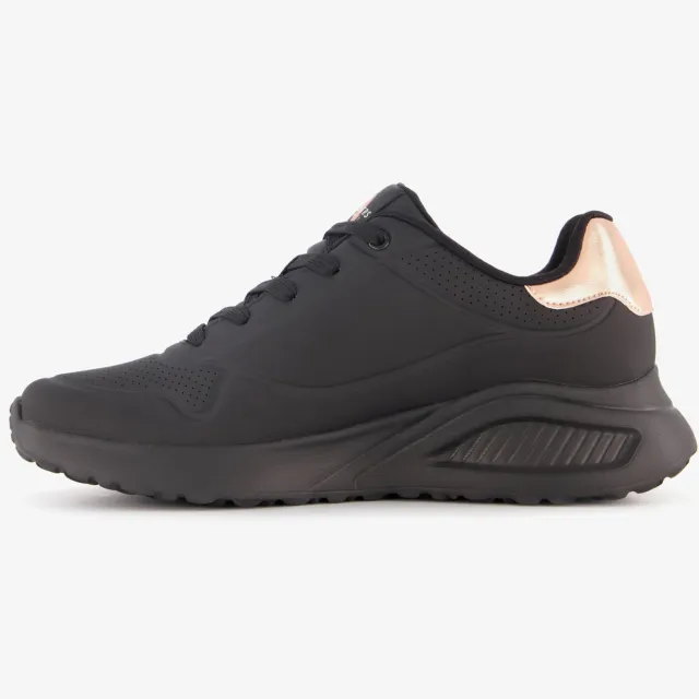 Skechers Uno Lite dames sneakers zwart