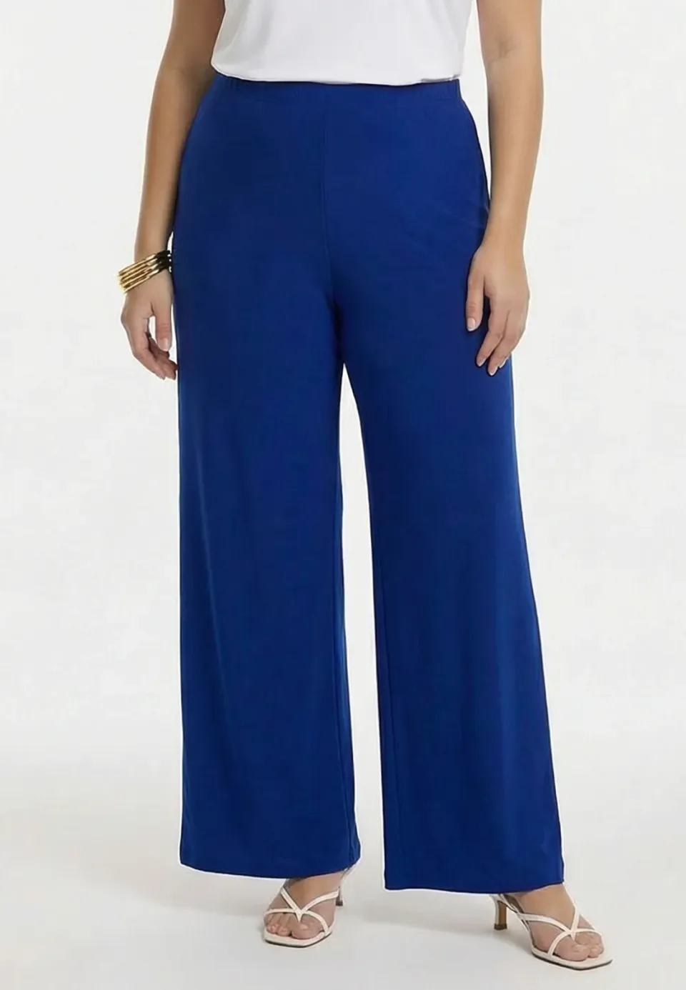 Yoek wijde broek blauw, foto 3