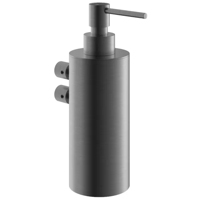 Zeepdispenser Hotbath Archie Wandmodel Geborsteld Gunmetal PVD