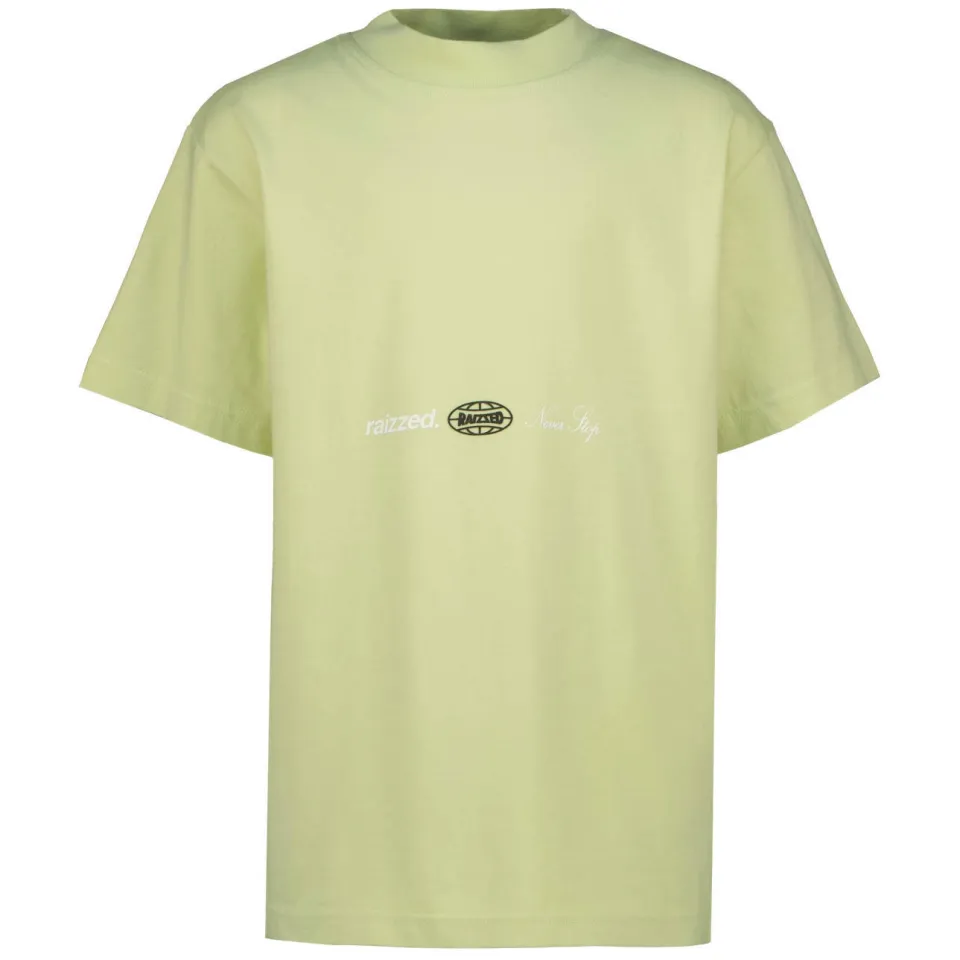 Raizzed T-shirt met backprint limegroen, foto 2