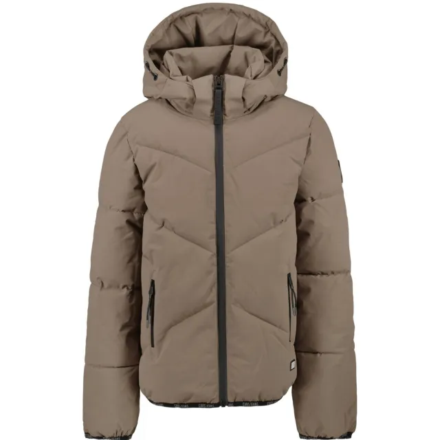 Cars gewatteerde jas taupe