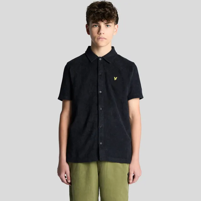 Lyle & Scott overhemd donkerblauw