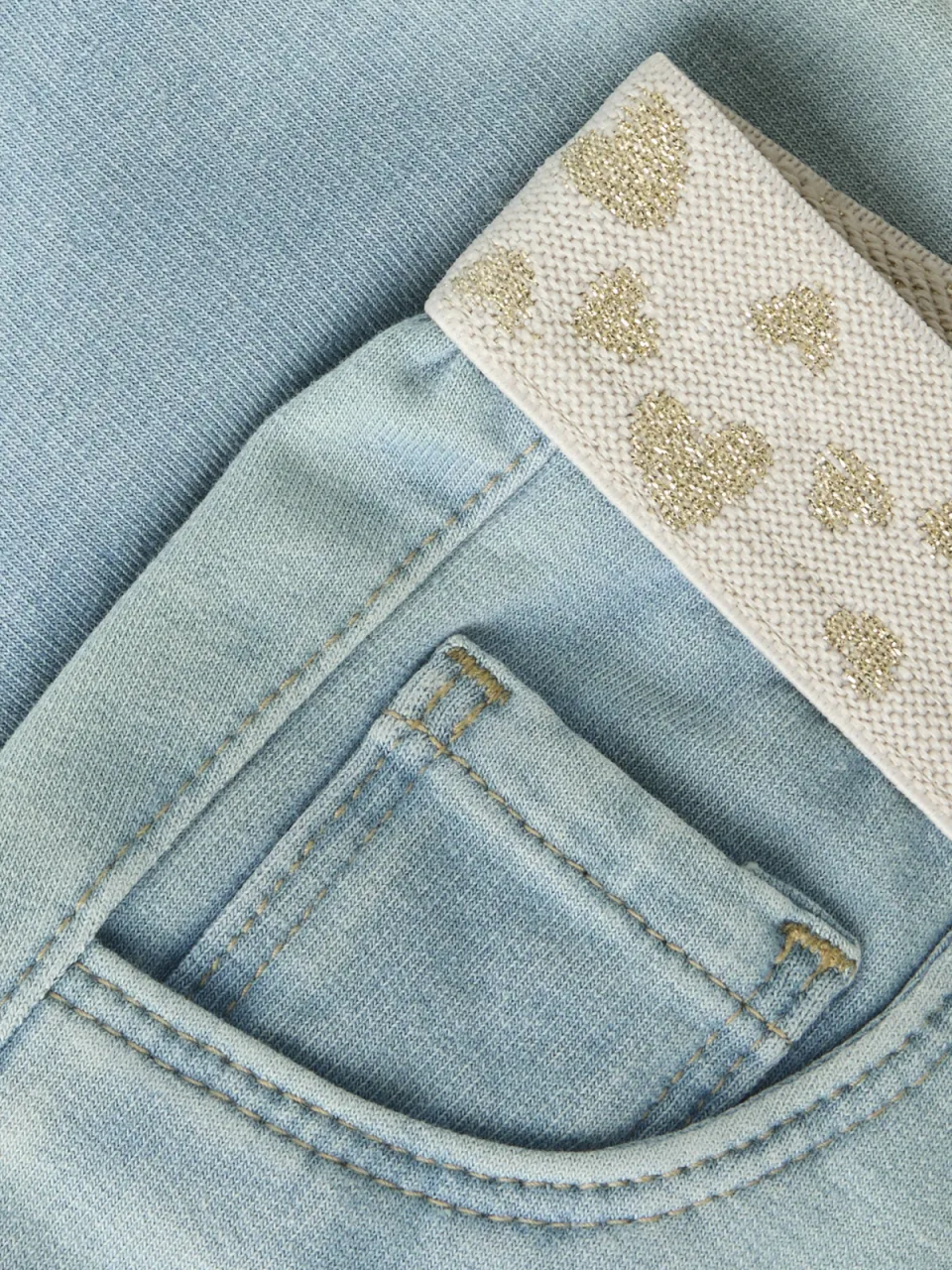 NAME IT MINI NMFSALLI slim fit jeans - lichtblauw, foto 4