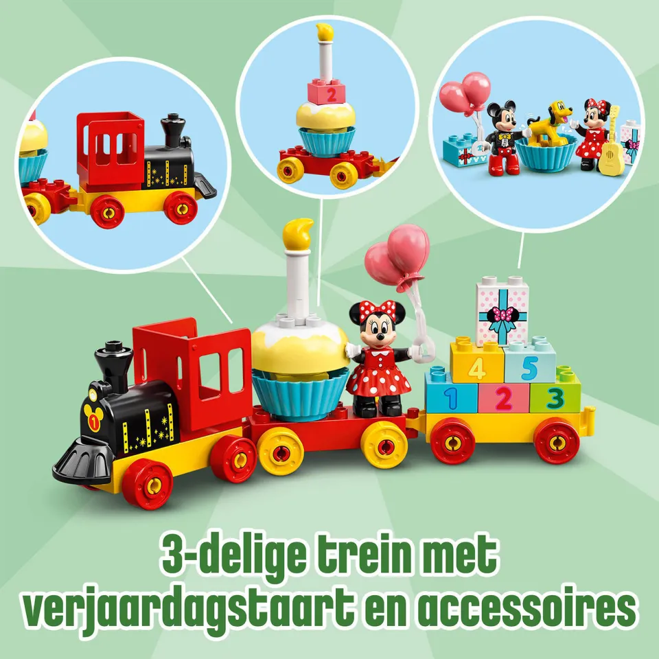 Lego DUPLO Mickey & Minnie Verjaardagstrein, Bouwbaar Speelgoed voor Peuters 10941, foto 3