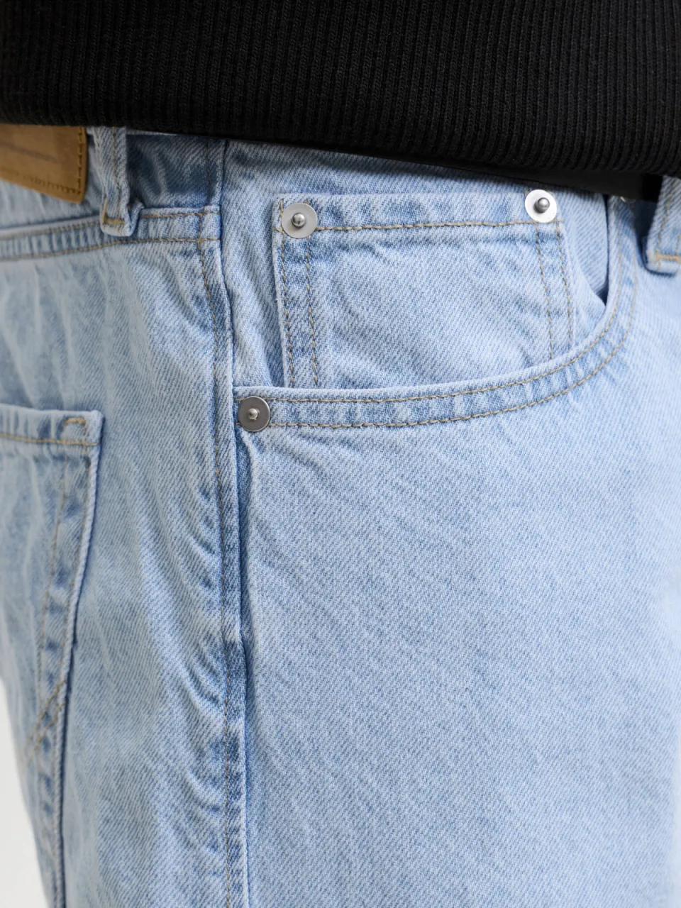 Jack & Jones JEANS INTELLIGENCE relaxed fit jeans - light blue denim, foto 7