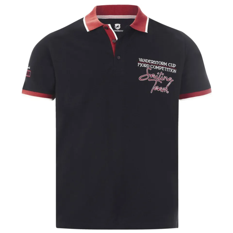 Jan Vanderstorm regular polo IWAR Plus zwart, foto 2