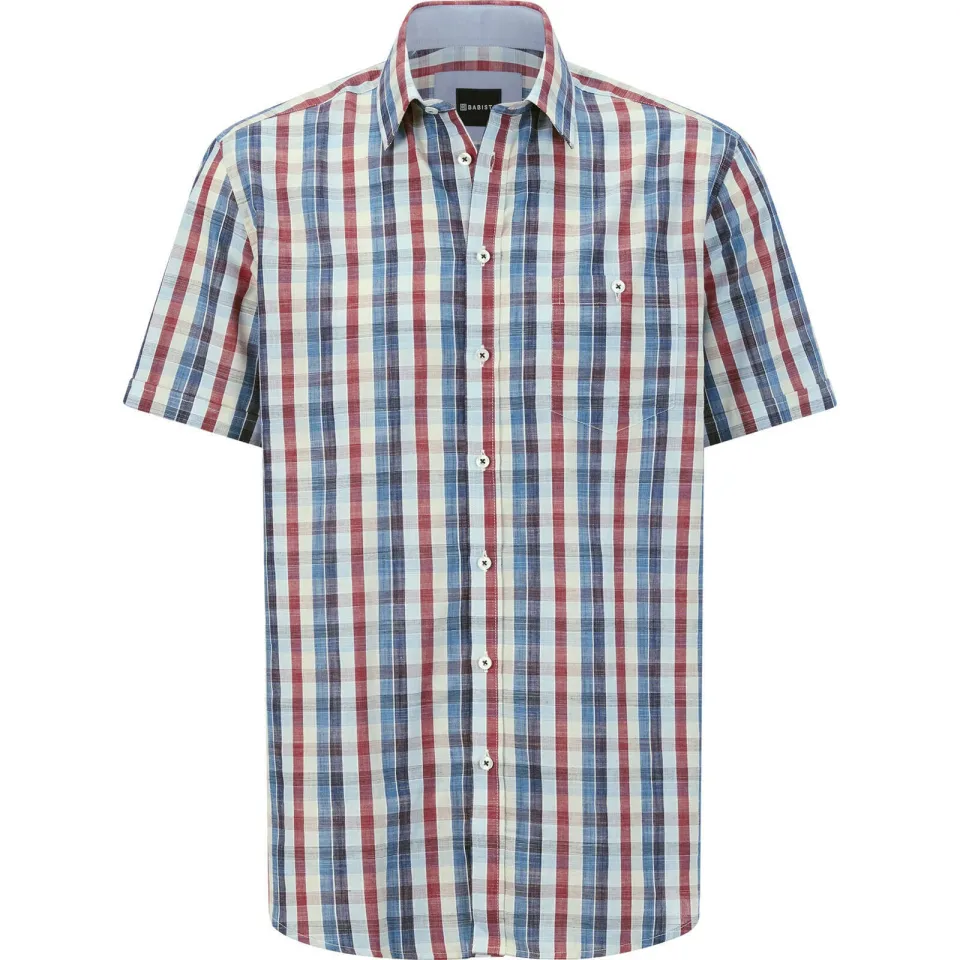 Babista regular fit geruit overhemd Plus Size - blauw, foto 3
