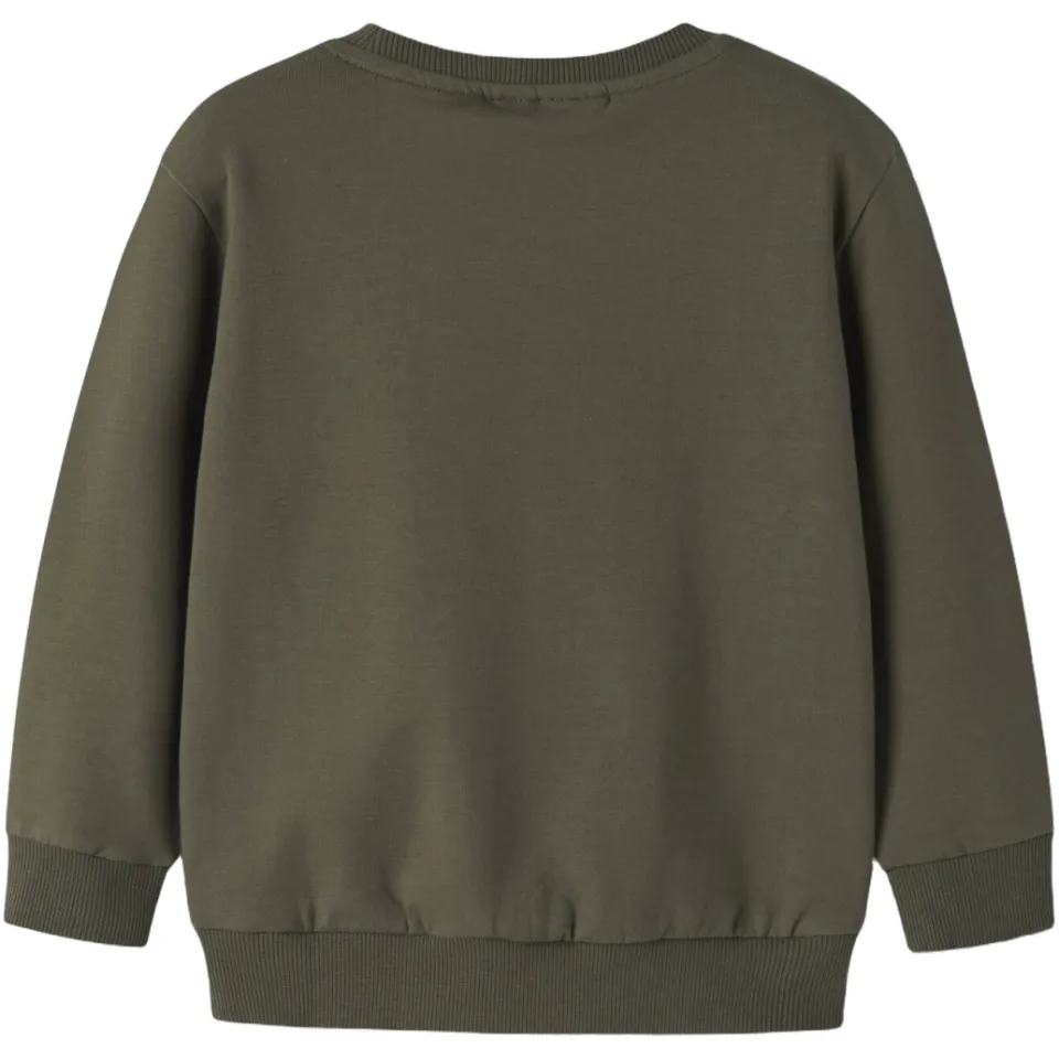 NAME IT MINI sweater met print - donkergroen, foto 2