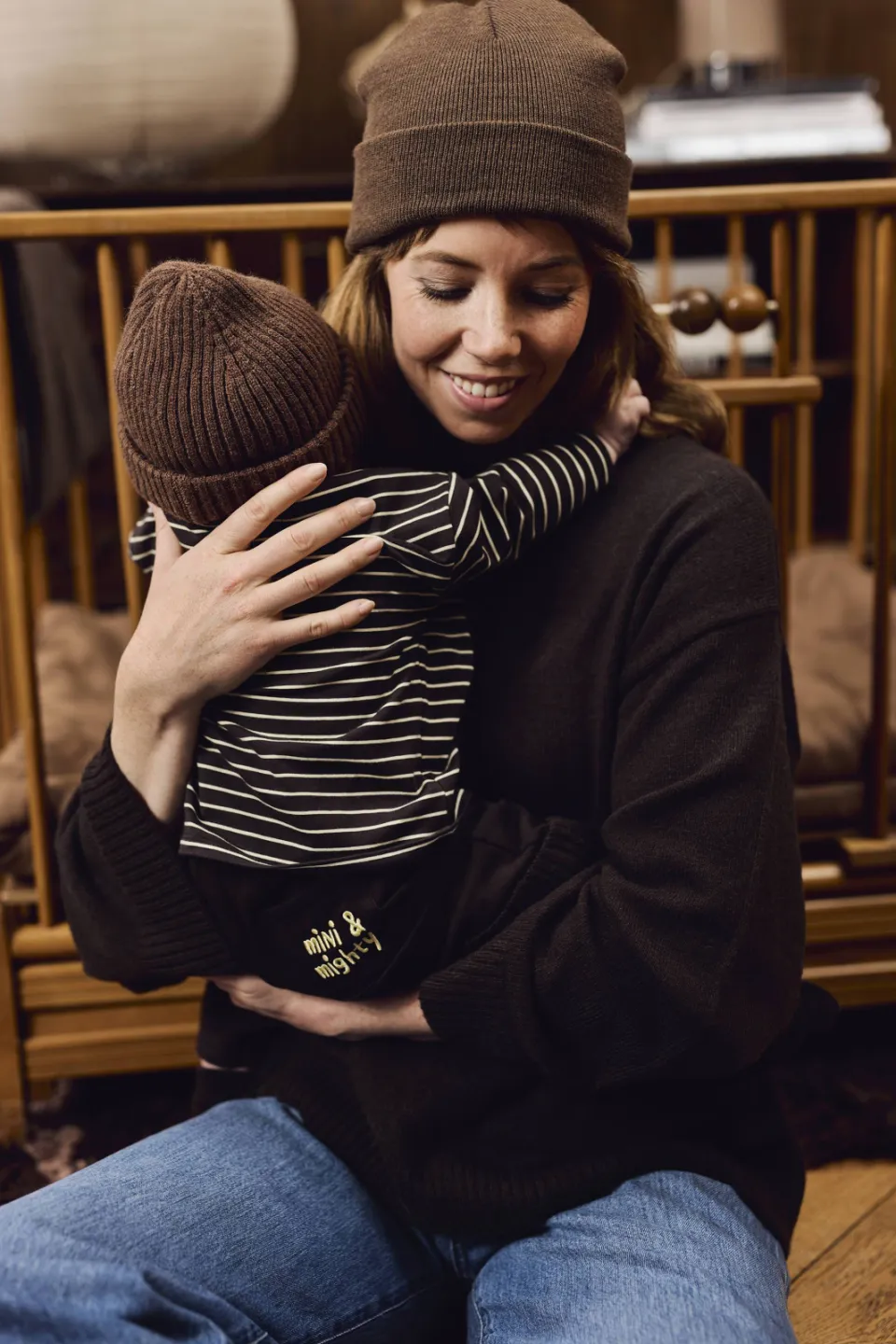 Z8 newborn gestreepte longsleeve zwart en ecru, foto 8