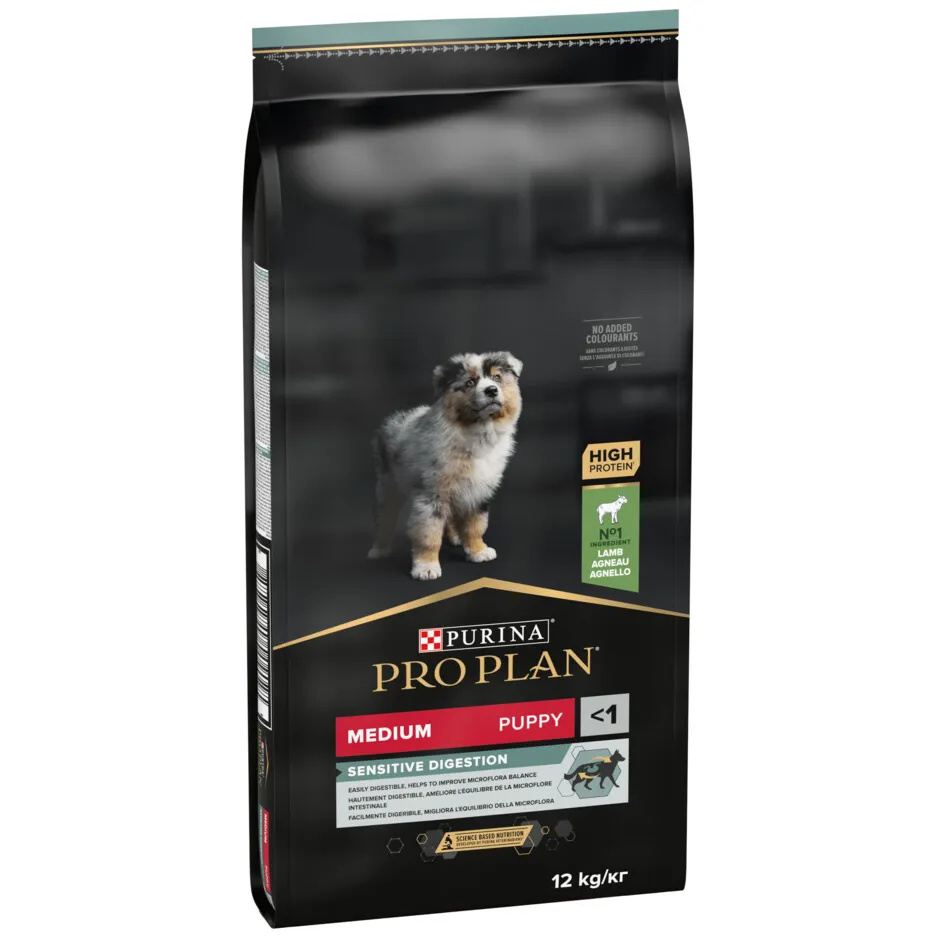 Pro Plan Medium Puppy Sensitive Digestion lam hondenvoer droog