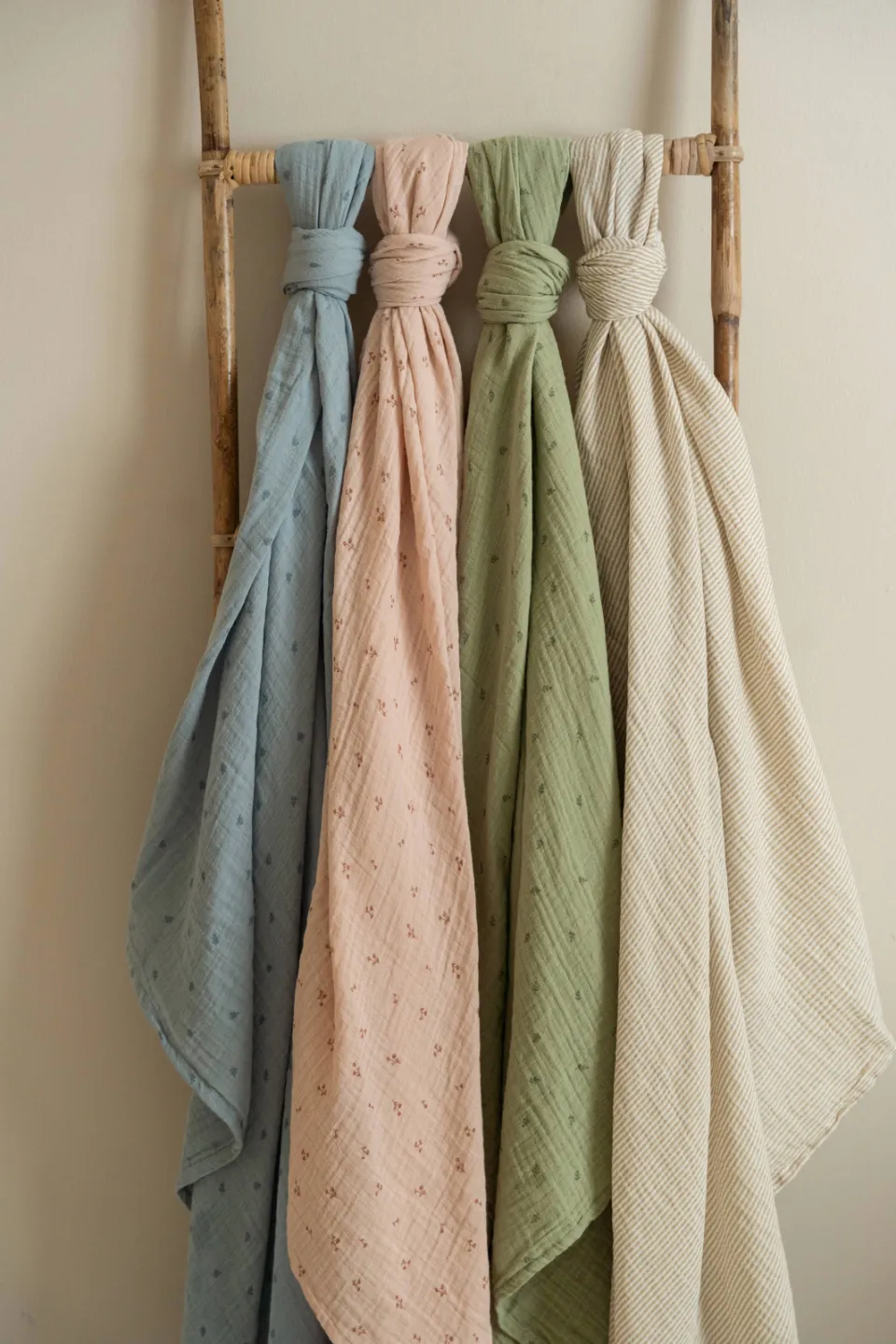 Little Dutch Pure Soft hydrofiele swaddle doek beige, foto 2