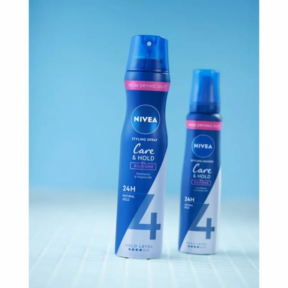 Nivea Care & Hold haarmousse extra strong, foto 2