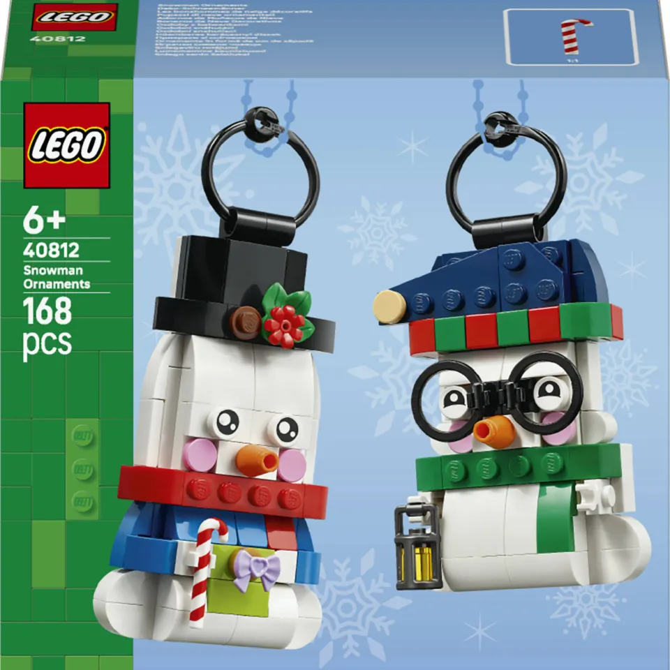 Lego Seasons and Occasions Sneeuwpopornamenten - Kerstversiering en Bouwpakket voor Kinderen 40812, foto 2