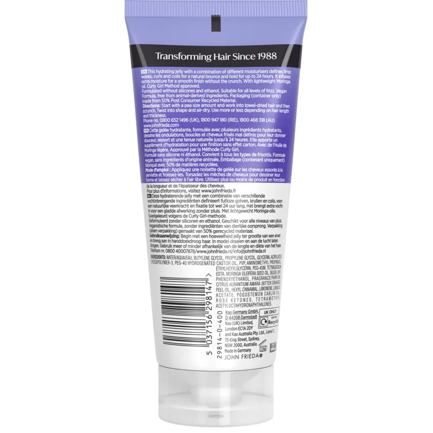 John Frieda 1+1 gratis: John Frieda Frizz Ease Dream Curls Hydrating Jelly 200 ml
