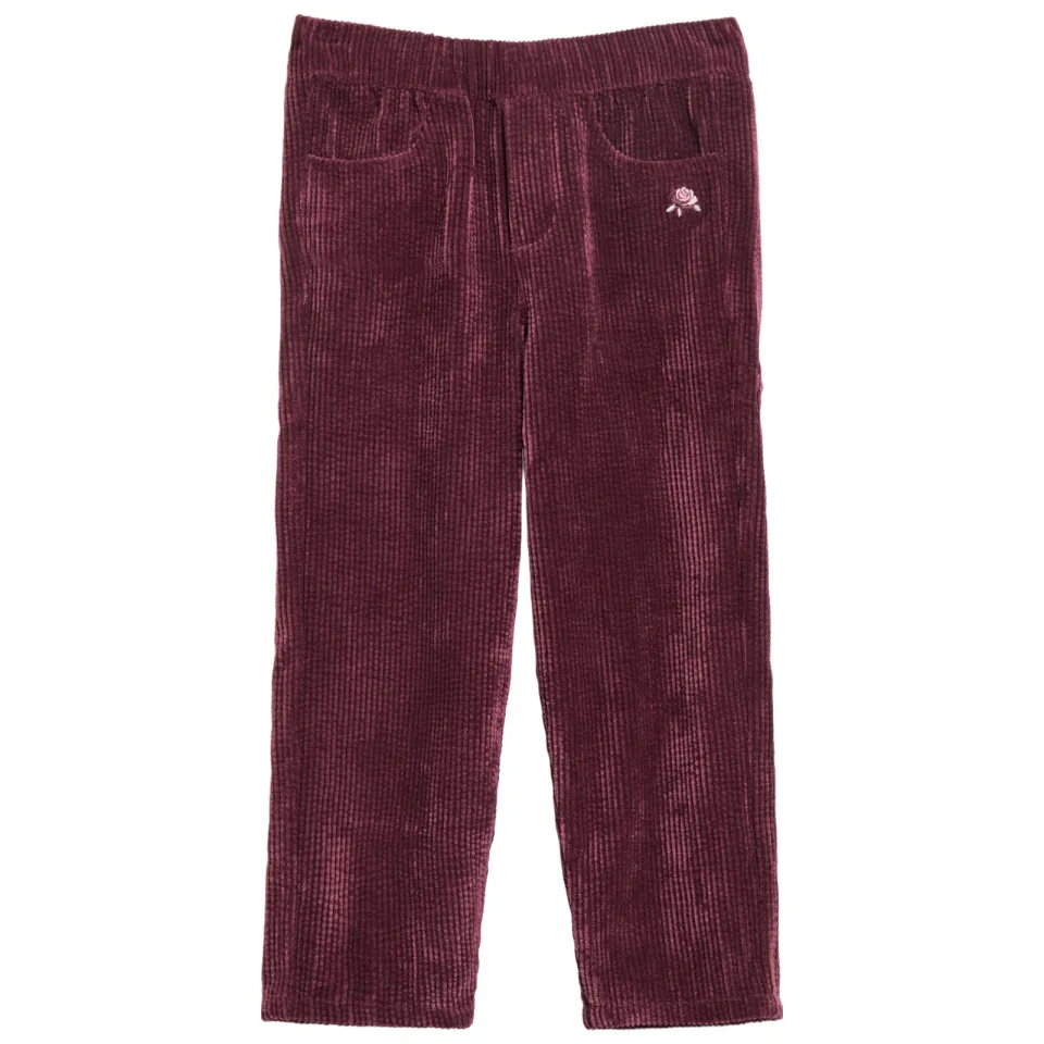 S.Oliver corduroy casual broek bordeauxrood, foto 2