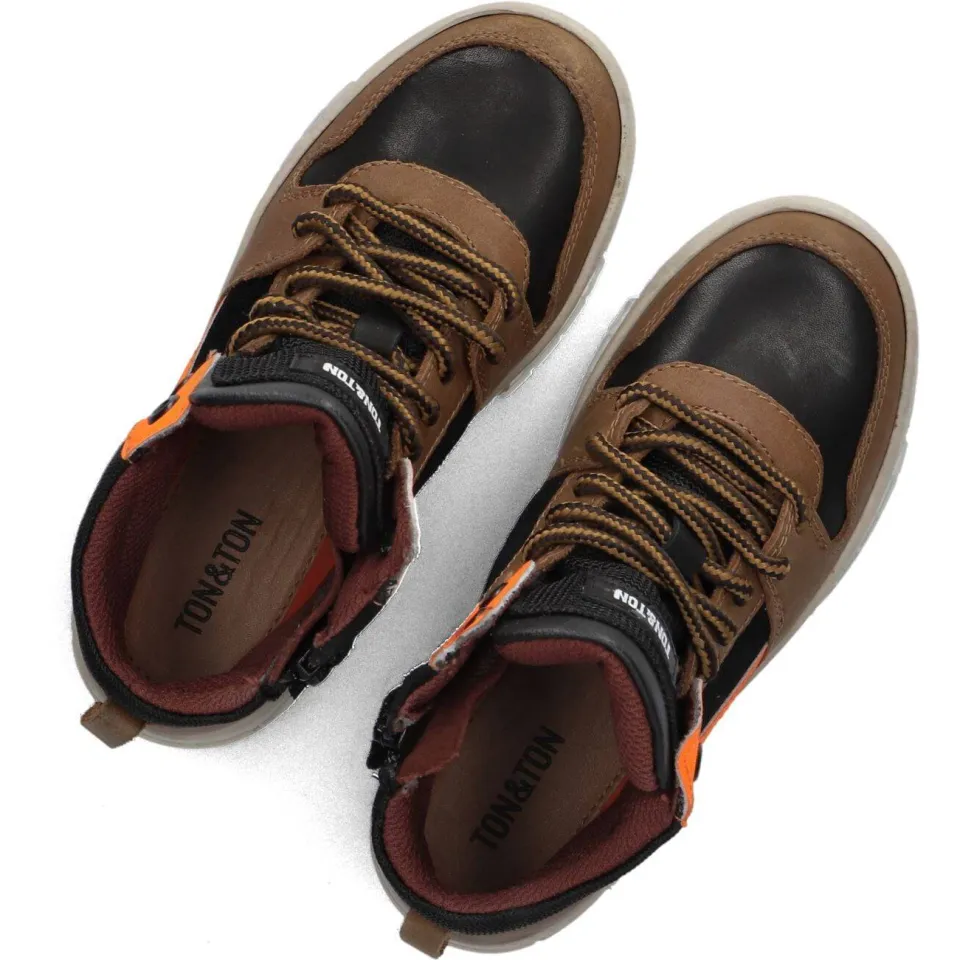 Ton & Ton Sneakers Ilvar Cognac, foto 5