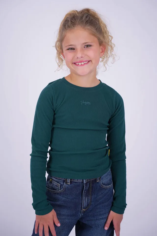 Vingino longsleeve donkergroen meisjes
